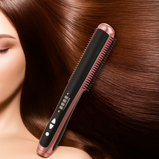 Cepillo Alisador de Cabello 2 en 1 - GlowStraight 2-in-1 Brush™